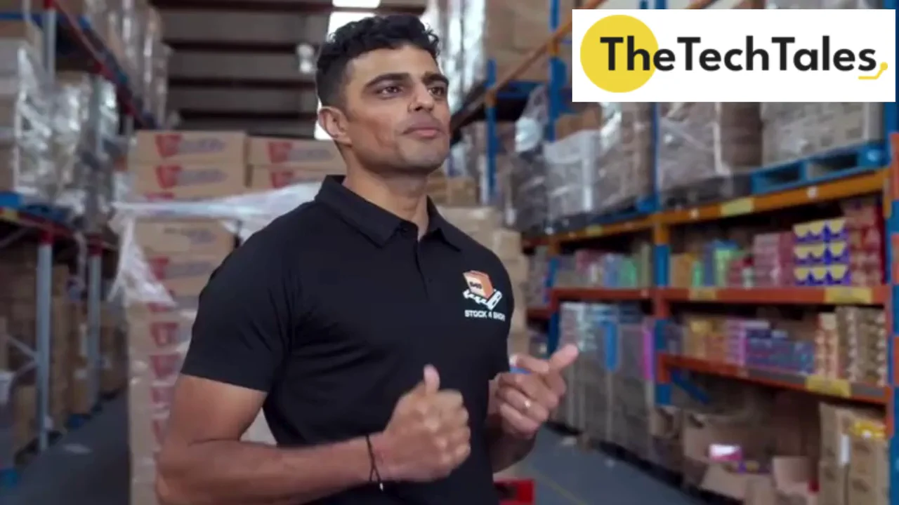 Saneet Patel of Stock4Shops, filmed for The Tech Tales