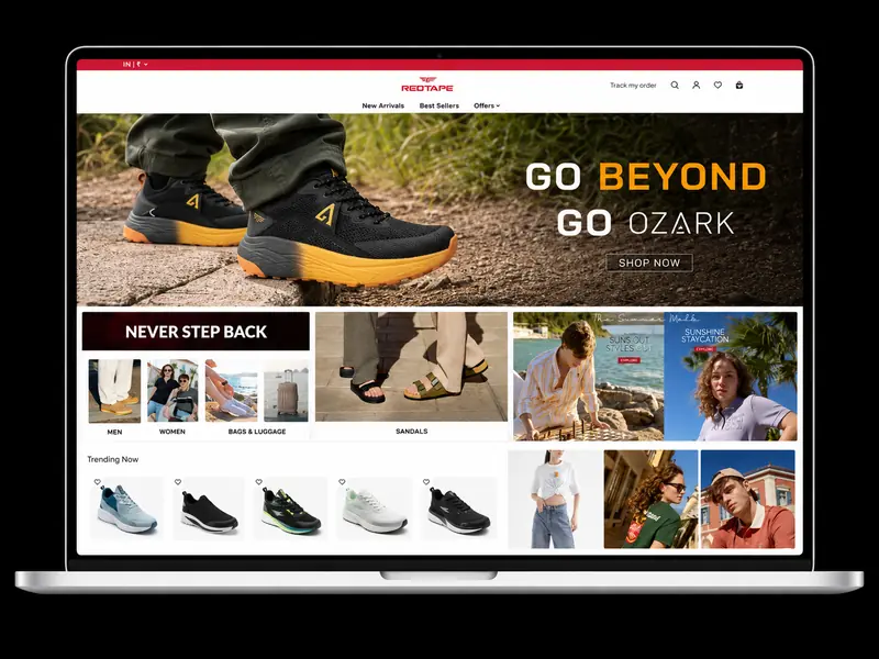 RedTape website built by The Tech Tales