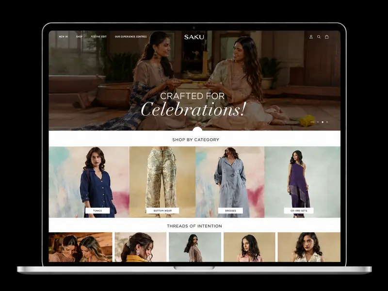 SAKU website built by The Tech Tales